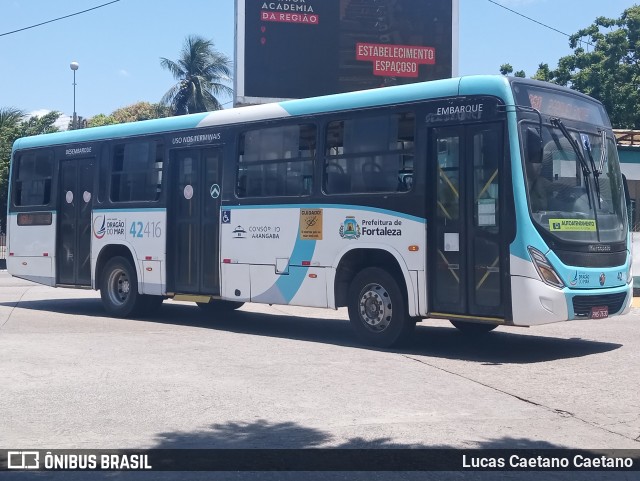 Auto Viação Dragão do Mar 42416 na cidade de Fortaleza, Ceará, Brasil, por Lucas Caetano. Número da foto: #12546904.