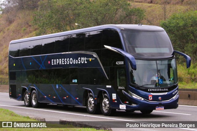 Expresso do Sul 423008 na cidade de Piraí, Rio de Janeiro, Brasil, por Paulo Henrique Pereira Borges. Número da foto: #12545739.