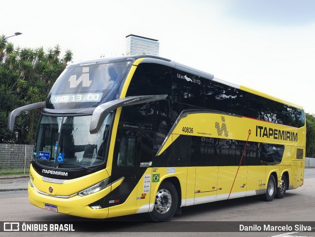 Viação Nova Itapemirim 40836 na cidade de Curitiba, Paraná, Brasil, por Danilo Marcelo Silva. Número da foto: #12605163.