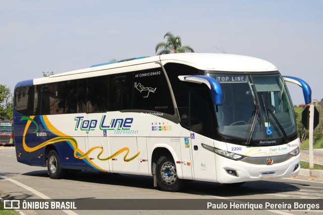 Top Line Turismo 2200 na cidade de Barra do Piraí, Rio de Janeiro, Brasil, por Paulo Henrique Pereira Borges. Número da foto: #12604830.