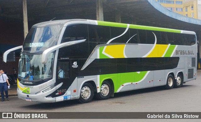 Brasil Sul Linhas Rodoviárias 3820 na cidade de Porto Alegre, Rio Grande do Sul, Brasil, por Gabriel da Silva Ristow. Número da foto: #12604519.