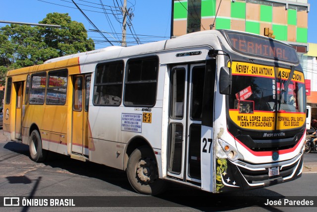 Automotores Guarani - Línea 15 27 na cidade de Ñemby, Central, Paraguai, por José Paredes. Número da foto: #12605738.
