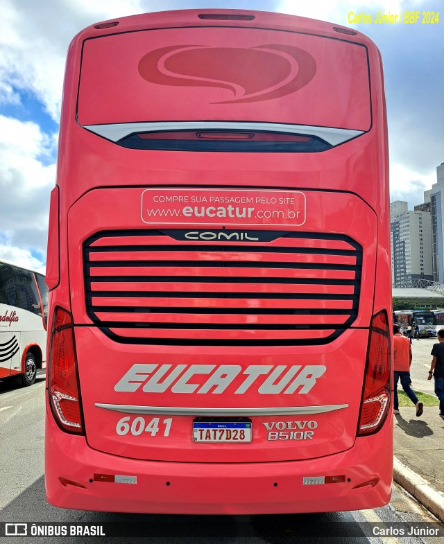 Eucatur - Empresa União Cascavel de Transportes e Turismo 6041 na cidade de Barueri, São Paulo, Brasil, por Carlos Júnior. Número da foto: #12605486.