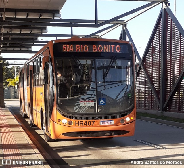 Auto Viação Redentor HR407 na cidade de Curitiba, Paraná, Brasil, por Andre Santos de Moraes. Número da foto: #12605557.