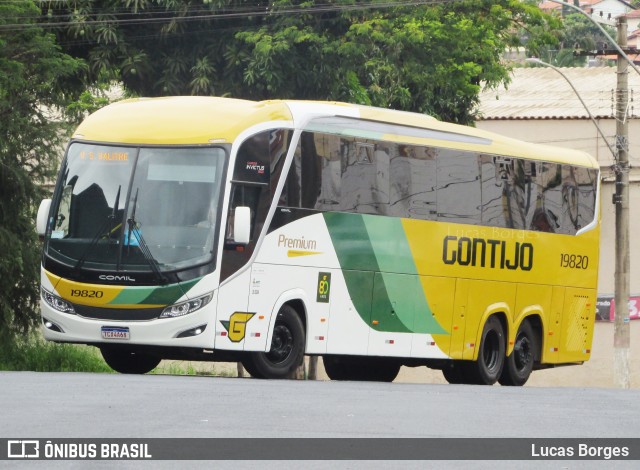 Empresa Gontijo de Transportes 19820 na cidade de Araxá, Minas Gerais, Brasil, por Lucas Borges . Número da foto: #12604171.