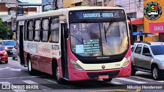 Auto Viação Monte Cristo AL-22704 na cidade de Belém, Pará, Brasil, por Nikolas Henderson. Número da foto: #12604724.