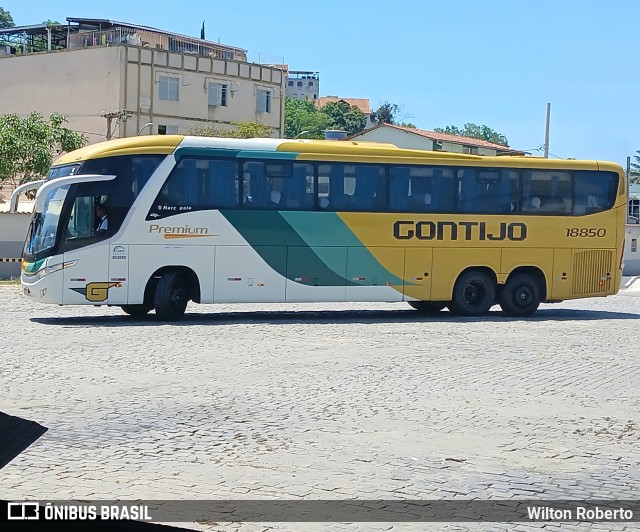Empresa Gontijo de Transportes 18850 na cidade de Teófilo Otoni, Minas Gerais, Brasil, por Wilton Roberto. Número da foto: #12603677.