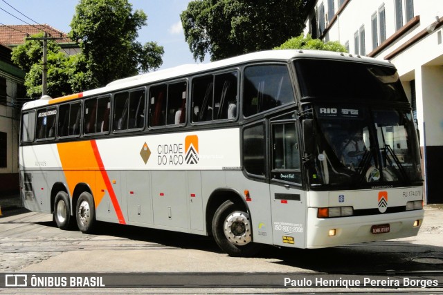 Viação Cidade do Aço RJ 174.078 na cidade de Rio de Janeiro, Rio de Janeiro, Brasil, por Paulo Henrique Pereira Borges. Número da foto: #12604799.