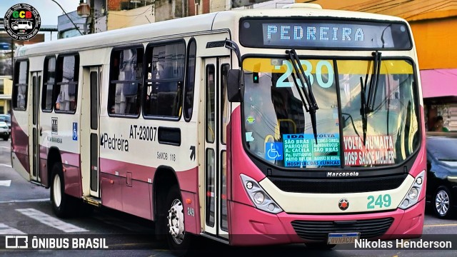 Empresa de Transportes Nova Marambaia AT-23007 na cidade de Belém, Pará, Brasil, por Nikolas Henderson. Número da foto: #12604759.