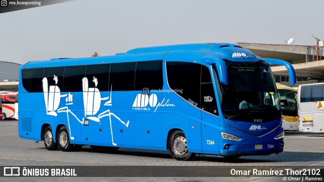 ADO - Autobuses de Oriente 7264 na cidade de Venustiano Carranza, Ciudad de México, México, por Omar Ramírez Thor2102. Número da foto: #12606410.