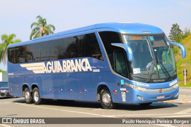 Viação Águia Branca RJ 544.036 na cidade de Barra do Piraí, Rio de Janeiro, Brasil, por Paulo Henrique Pereira Borges. Número da foto: #12604813.