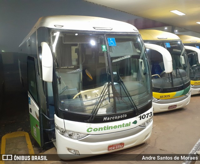 Viação Continental de Transportes 1073 na cidade de Ribeirão Preto, São Paulo, Brasil, por Andre Santos de Moraes. Número da foto: #12604109.