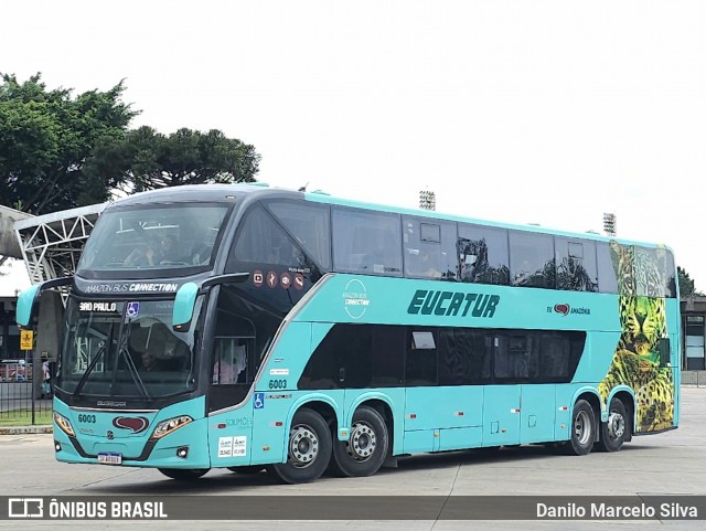 Eucatur - Empresa União Cascavel de Transportes e Turismo 6003 na cidade de Curitiba, Paraná, Brasil, por Danilo Marcelo Silva. Número da foto: #12604991.