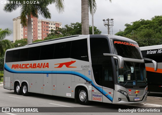 Viação Piracicabana 262403 na cidade de Barueri, São Paulo, Brasil, por Busologia Gabrielística. Número da foto: #12605631.