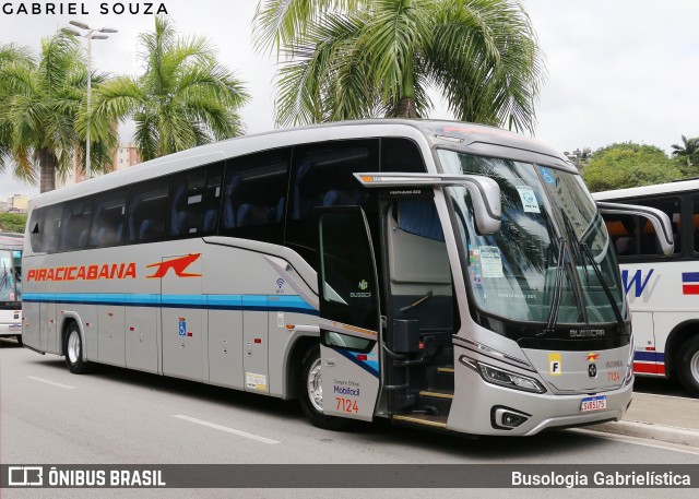 Viação Piracicabana 7124 na cidade de Barueri, São Paulo, Brasil, por Busologia Gabrielística. Número da foto: #12606454.