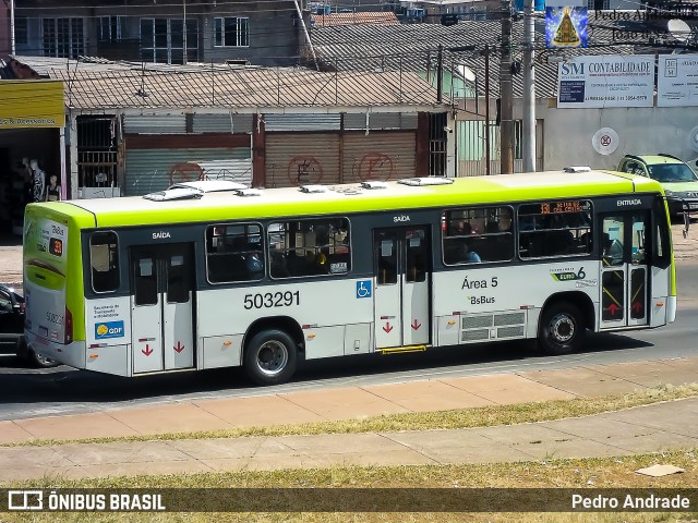 BsBus Mobilidade 503291 na cidade de Ceilândia, Distrito Federal, Brasil, por Pedro Andrade. Número da foto: #12604844.