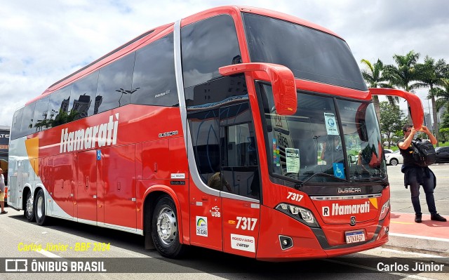 Expresso Itamarati 7317 na cidade de Barueri, São Paulo, Brasil, por Carlos Júnior. Número da foto: #12603663.