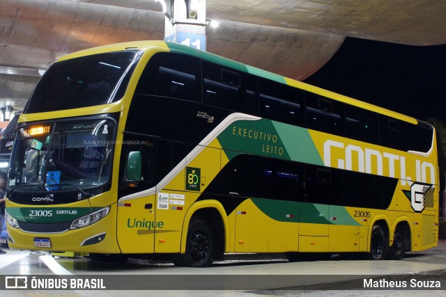 Empresa Gontijo de Transportes 23005 na cidade de Uberlândia, Minas Gerais, Brasil, por Matheus Souza. Número da foto: #12605971.