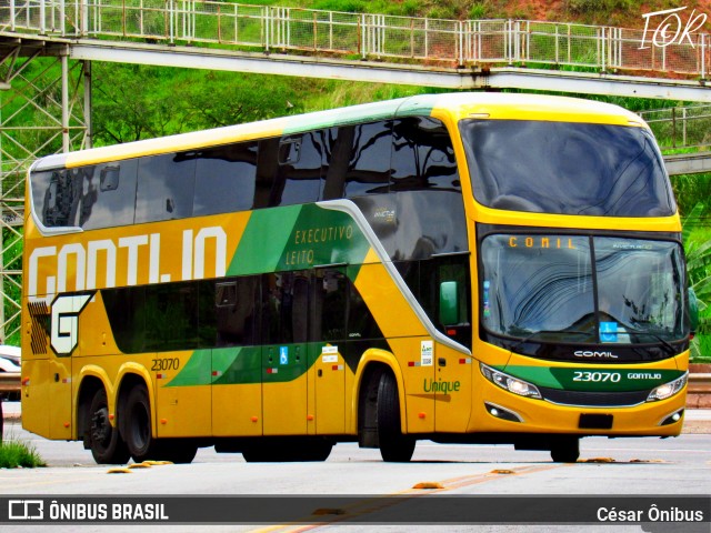 Empresa Gontijo de Transportes 23070 na cidade de Belo Horizonte, Minas Gerais, Brasil, por César Ônibus. Número da foto: #12605526.