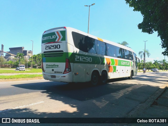 Empresa Gontijo de Transportes 21290 na cidade de Ipatinga, Minas Gerais, Brasil, por Celso ROTA381. Número da foto: #12603905.