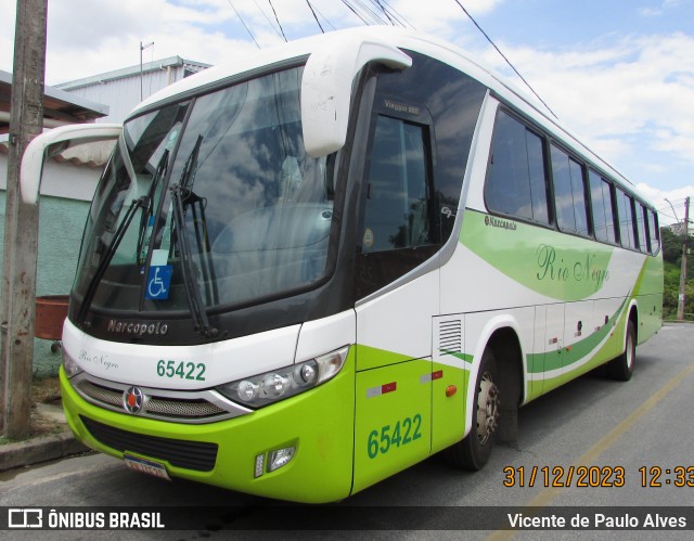 Rio Negro Fretamento e Turismo 65422 na cidade de Ibirité, Minas Gerais, Brasil, por Vicente de Paulo Alves. Número da foto: #12603792.