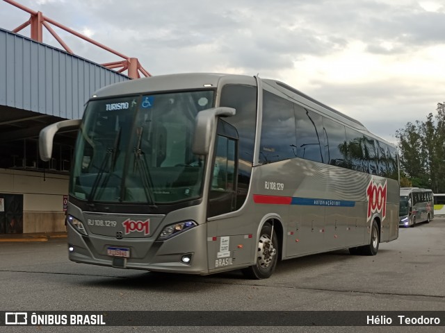 Auto Viação 1001 RJ 108.1219 na cidade de Resende, Rio de Janeiro, Brasil, por Hélio  Teodoro. Número da foto: #12606502.