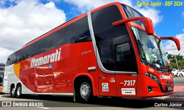 Expresso Itamarati 7317 na cidade de Barueri, São Paulo, Brasil, por Carlos Júnior. Número da foto: #12603680.