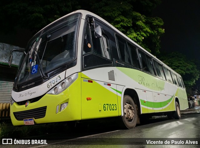 Rio Negro Fretamento e Turismo 67023 na cidade de Ibirité, Minas Gerais, Brasil, por Vicente de Paulo Alves. Número da foto: #12603799.
