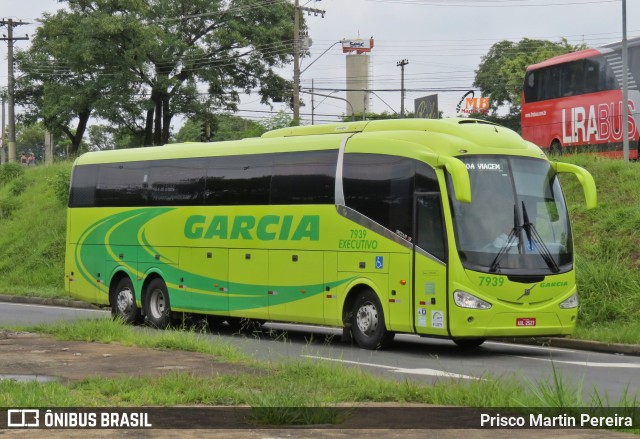Viação Garcia 7939 na cidade de Campinas, São Paulo, Brasil, por Prisco Martin Pereira. Número da foto: #12603366.