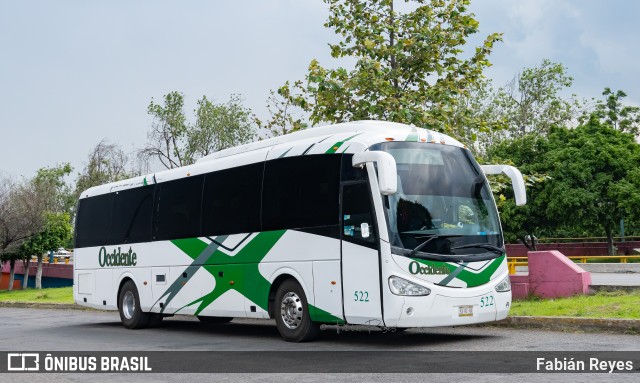 AdeO - Autobuses de Occidente 522 na cidade de Morelia, Michoacán, México, por Fabián Reyes. Número da foto: #12631879.