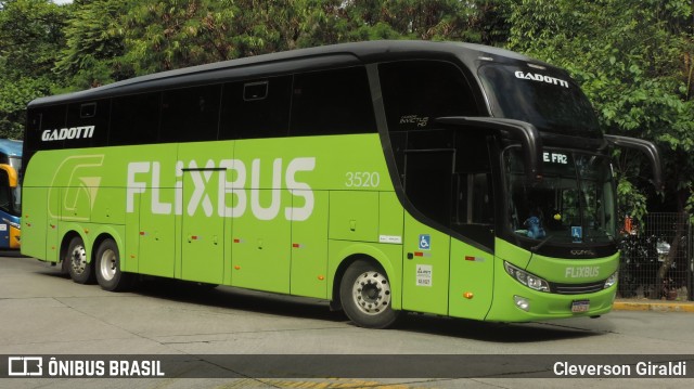 Auto Viação Gadotti 3520 na cidade de São Paulo, São Paulo, Brasil, por Cleverson Giraldi. Número da foto: #12631540.