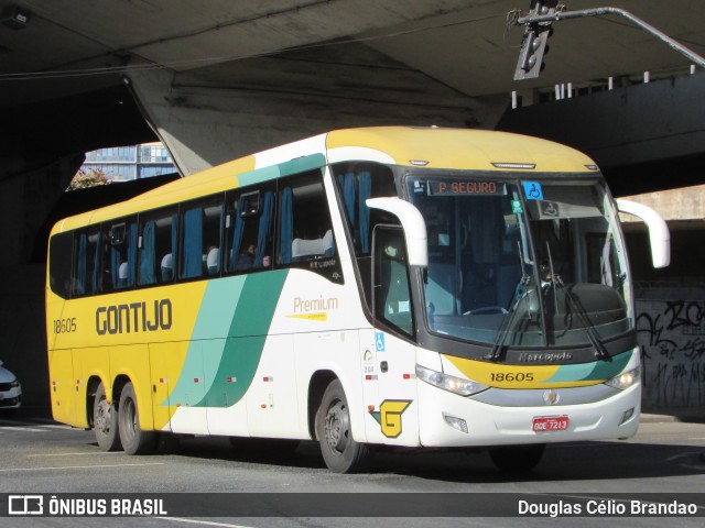Empresa Gontijo de Transportes 18605 na cidade de Belo Horizonte, Minas Gerais, Brasil, por Douglas Célio Brandao. Número da foto: #12631135.