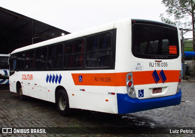 Colitur Transportes Rodoviários RJ 116.035 na cidade de Barra Mansa, Rio de Janeiro, Brasil, por Luiz Petriz. Número da foto: #12630070.
