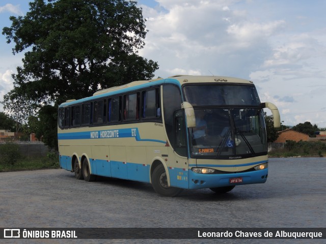 Viação Novo Horizonte 1610 na cidade de Santa Maria da Vitória, Bahia, Brasil, por Leonardo Chaves de Albuquerque. Número da foto: #12631671.