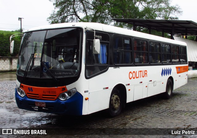 Colitur Transportes Rodoviários RJ 116.035 na cidade de Barra Mansa, Rio de Janeiro, Brasil, por Luiz Petriz. Número da foto: #12630069.