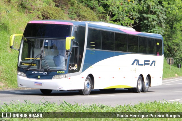 Alfa Tur Turismo 2005 na cidade de Piraí, Rio de Janeiro, Brasil, por Paulo Henrique Pereira Borges. Número da foto: #12630396.