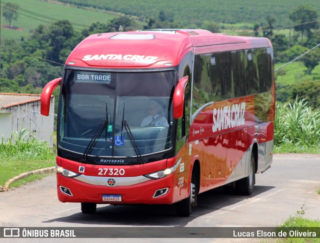 Viação Santa Cruz 27320 na cidade de Alfenas, Minas Gerais, Brasil, por Lucas Elson de Oliveira. Número da foto: #12634445.