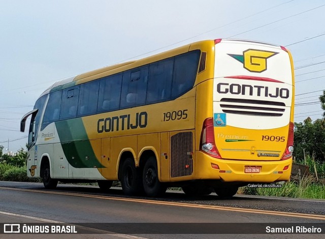 Empresa Gontijo de Transportes 19095 na cidade de Uberlândia, Minas Gerais, Brasil, por Samuel Ribeiro. Número da foto: #12632998.
