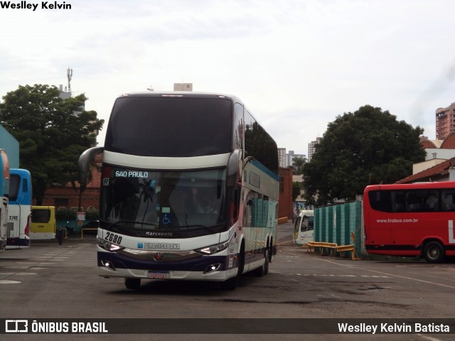 Viação Piracicabana 2680 na cidade de Piracicaba, São Paulo, Brasil, por Weslley Kelvin Batista. Número da foto: #12632787.