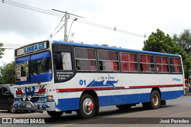Empresa De Transporte Avay - Linea 63 01 na cidade de Caacupé, Cordillera, Paraguai, por José Paredes. Número da foto: #12634331.
