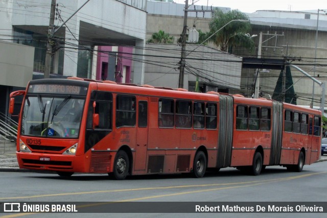 Transporte Coletivo Glória BD135 na cidade de Curitiba, Paraná, Brasil, por Robert Matheus De Morais Oliveira. Número da foto: #12632969.