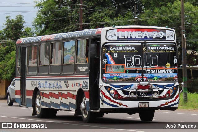 San Miguel SA - Linea 79 0511 na cidade de Ypacaraí, Central, Paraguai, por José Paredes. Número da foto: #12634195.