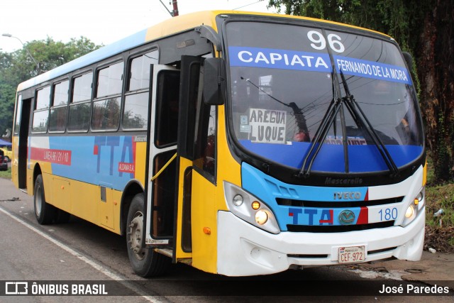 TTA S.A. - Línea 96 180 na cidade de Caacupé, Cordillera, Paraguai, por José Paredes. Número da foto: #12634273.