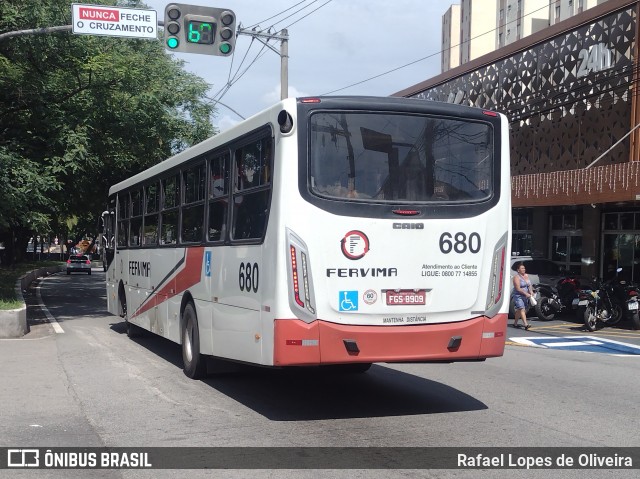 Viação Fervima 680 na cidade de Taboão da Serra, São Paulo, Brasil, por Rafael Lopes de Oliveira. Número da foto: #12632294.