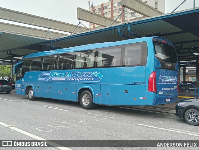 SilvaTur Transportes 5293 na cidade de Florianópolis, Santa Catarina, Brasil, por ANDERSON FÉLIX. Número da foto: #12632996.