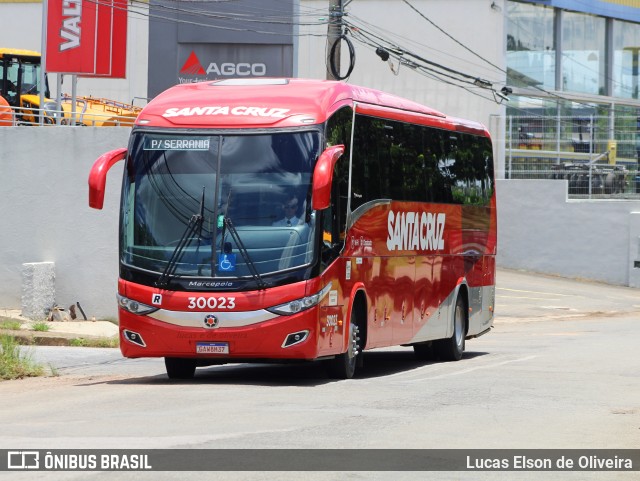 Viação Santa Cruz 30023 na cidade de Alfenas, Minas Gerais, Brasil, por Lucas Elson de Oliveira. Número da foto: #12634405.
