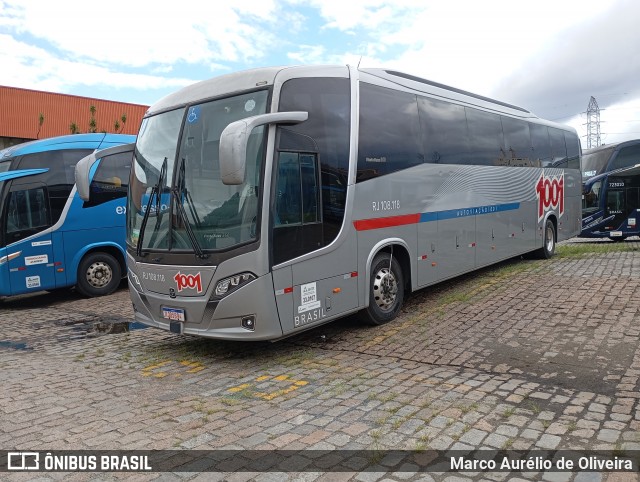 Auto Viação 1001 RJ 108.118 na cidade de São Paulo, São Paulo, Brasil, por Marco Aurélio de Oliveira. Número da foto: #12632065.