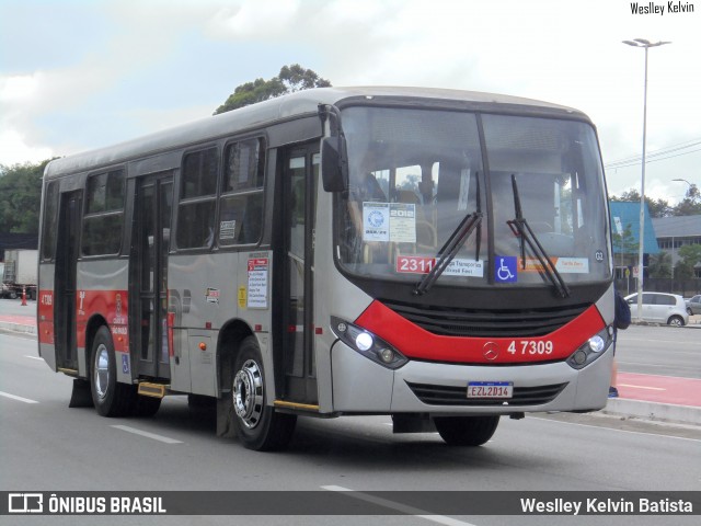 Pêssego Transportes 4 7309 na cidade de Barueri, São Paulo, Brasil, por Weslley Kelvin Batista. Número da foto: #12632791.