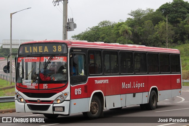Transportes Mariscal Lopez 015 na cidade de Caacupé, Cordillera, Paraguai, por José Paredes. Número da foto: #12634371.