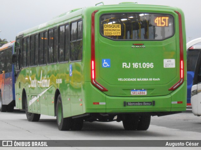 Transportes Santo Antônio RJ 161.096 na cidade de Rio de Janeiro, Rio de Janeiro, Brasil, por Augusto César. Número da foto: #12633294.